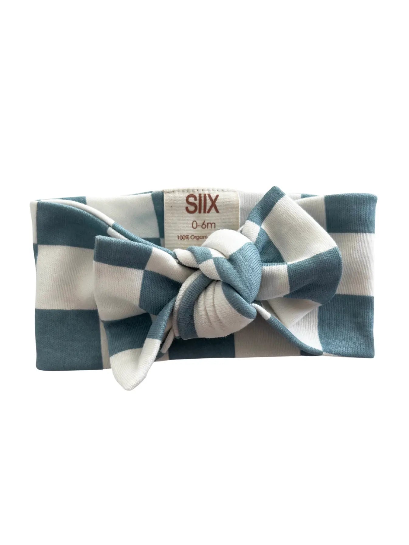 Blueberry Muffin Checkerboard | Organic Bow