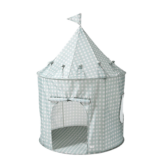 Play Tent Castle | Gingham Blue