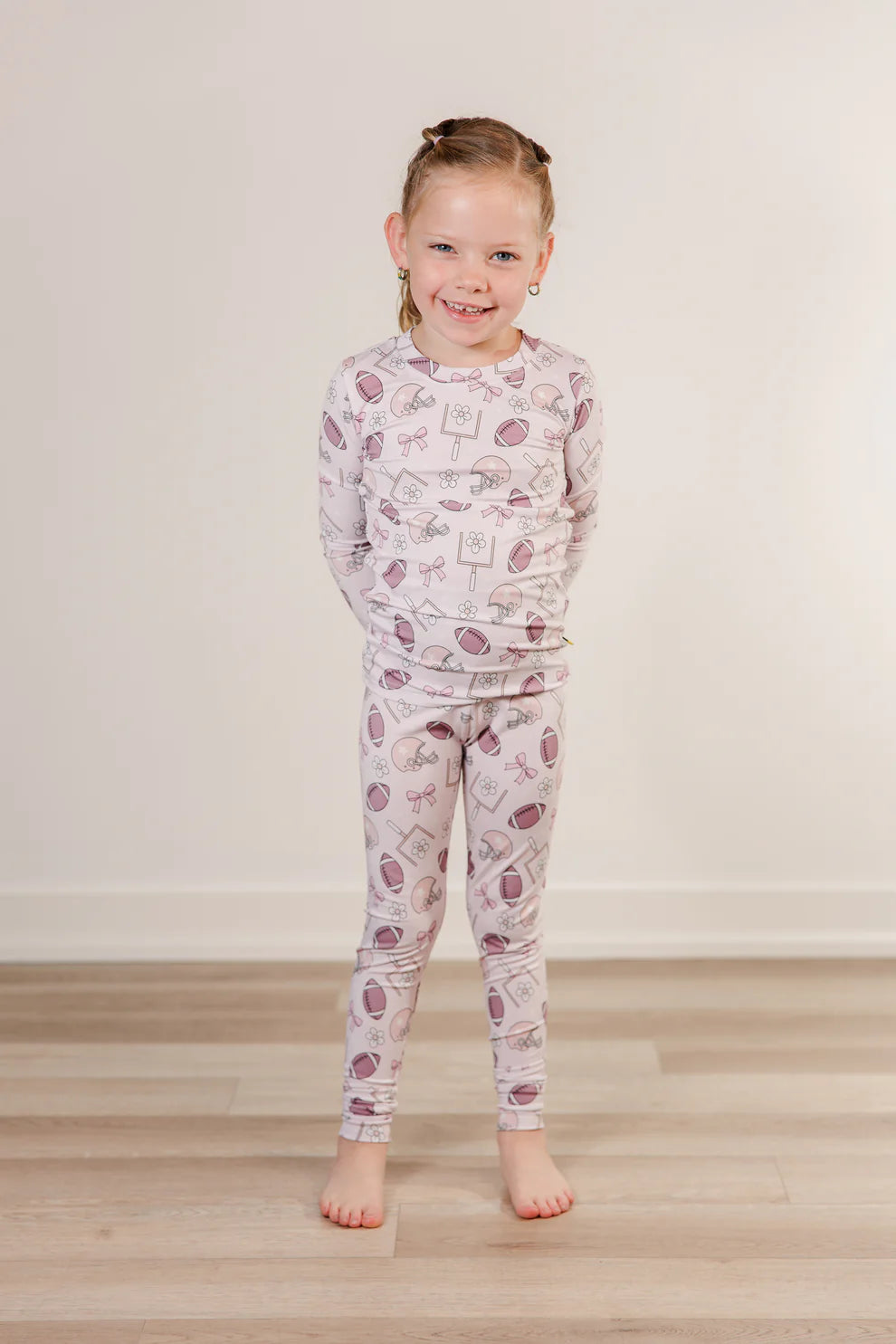 Two Piece - Touchdown in Blush Blitz