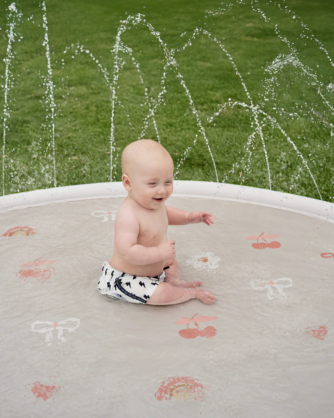 Sprinkler Splash Pad for Kids | Bows & Bloom