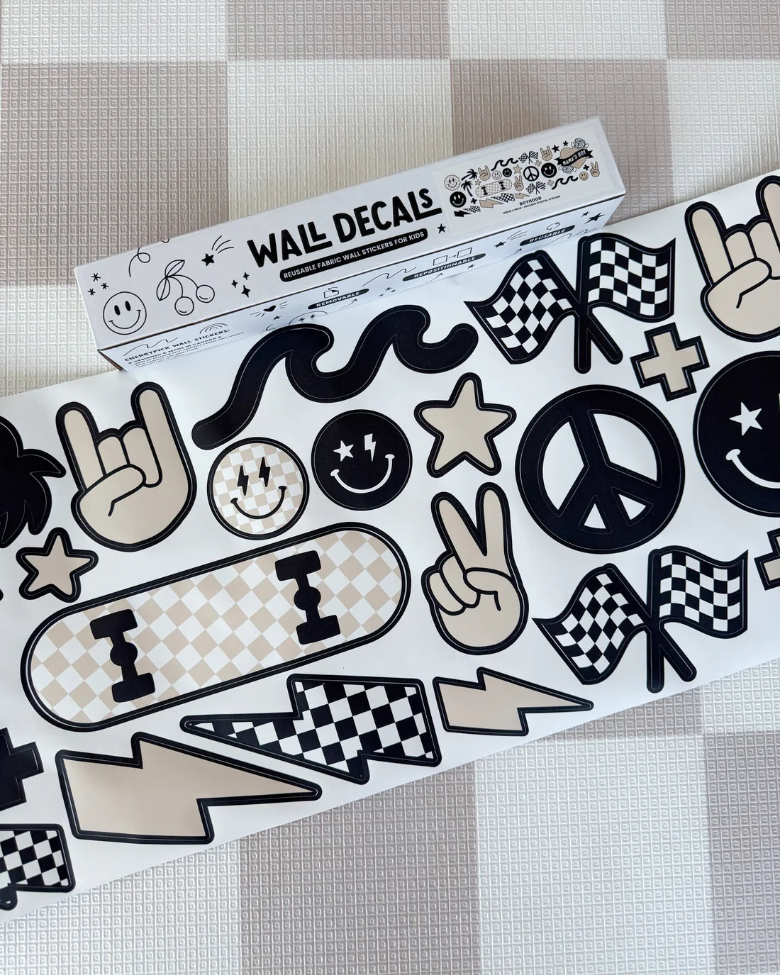 Peel & Stick Fabric Wall Stickers - Boyhood