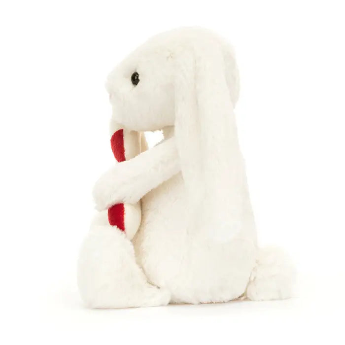 Bashful Bunny with Candy Cane