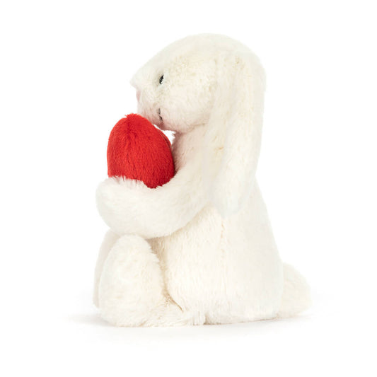 Bashful Red Love Heart Bunny Little