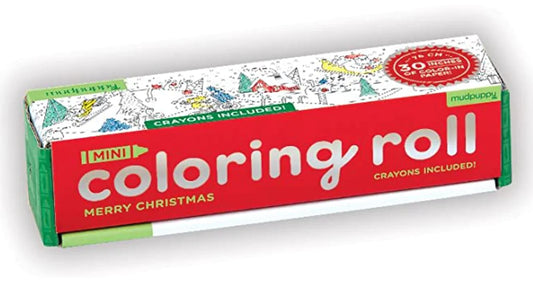 Merry Christmas Mini Coloring Roll