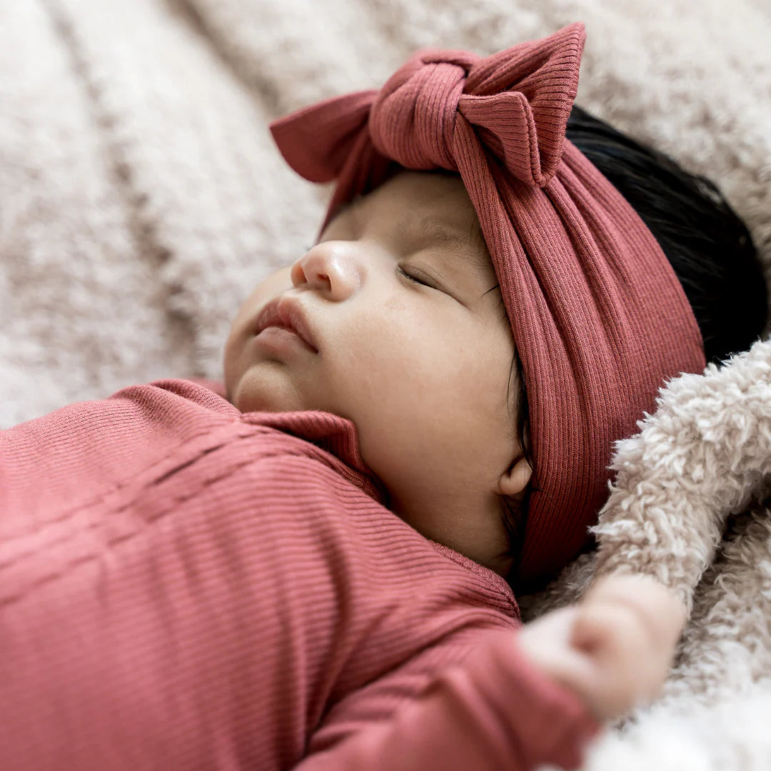 Bamboo Ribbed Sleeper | Cider