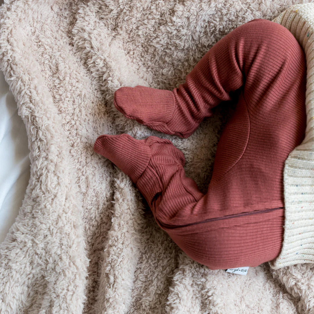 Bamboo Ribbed Sleeper | Cider