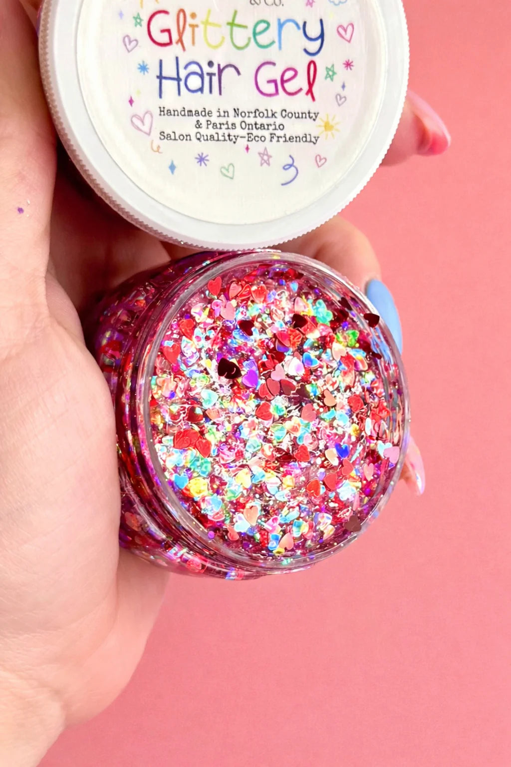 Cupid’s Crush Glittery Hair Gel