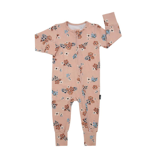 Sleeper with Fold-over Cuffs | Floral