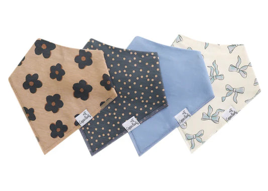 Bandana Drool Bibs | Gemma in Tan