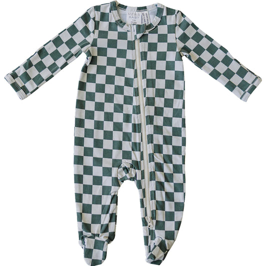 Zipper Sleeper | Green Checkered