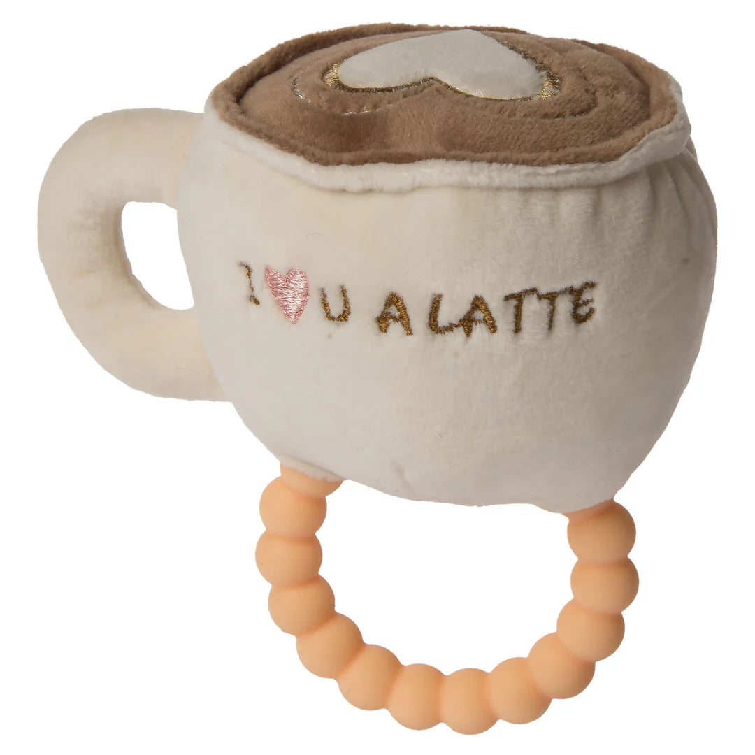 Teether Rattle - Hot Latte
