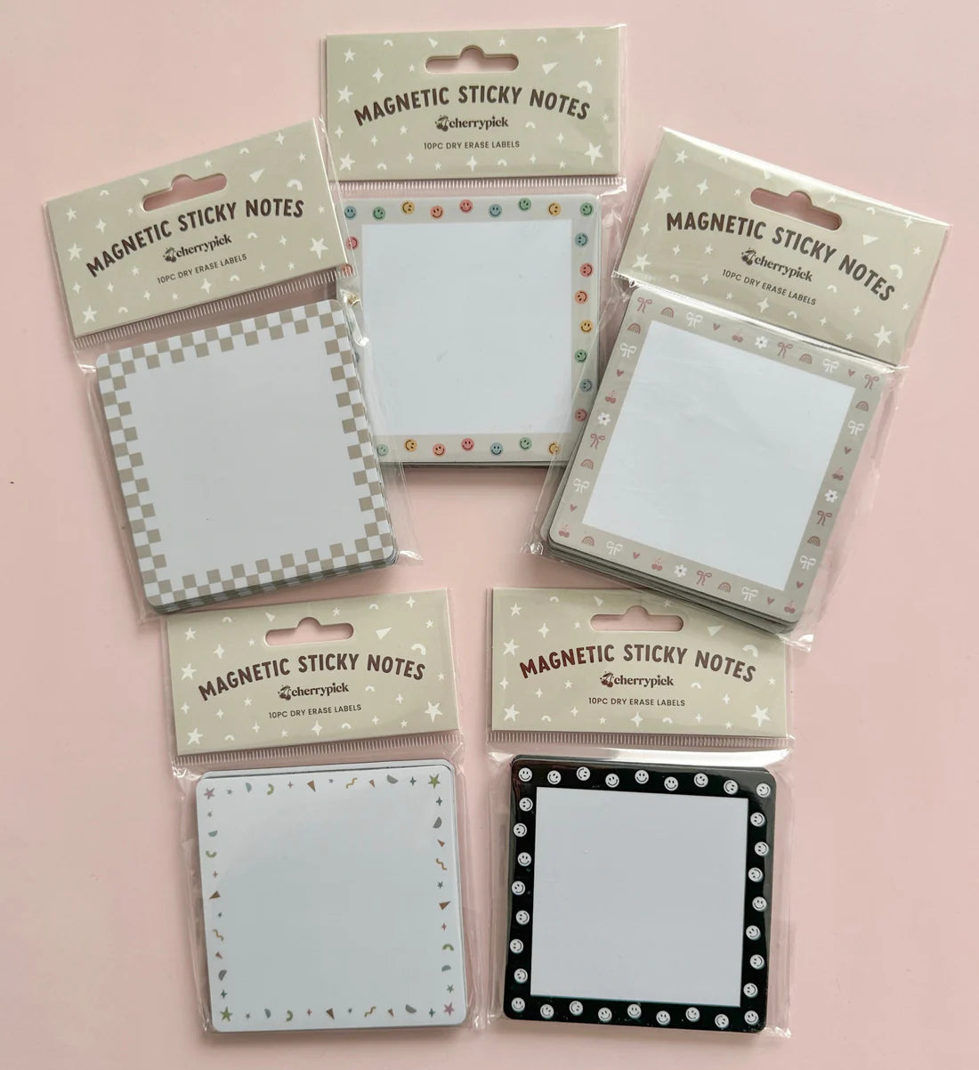 Magnetic Sticky Notes (10pc Dry Erase Labels) – Baby Barn Boutique