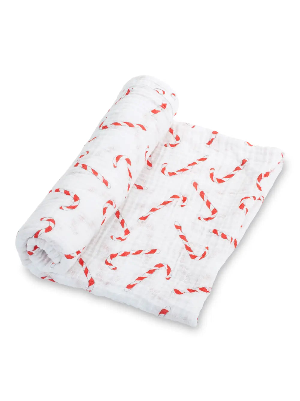 Candy Cane Muslin Swaddle