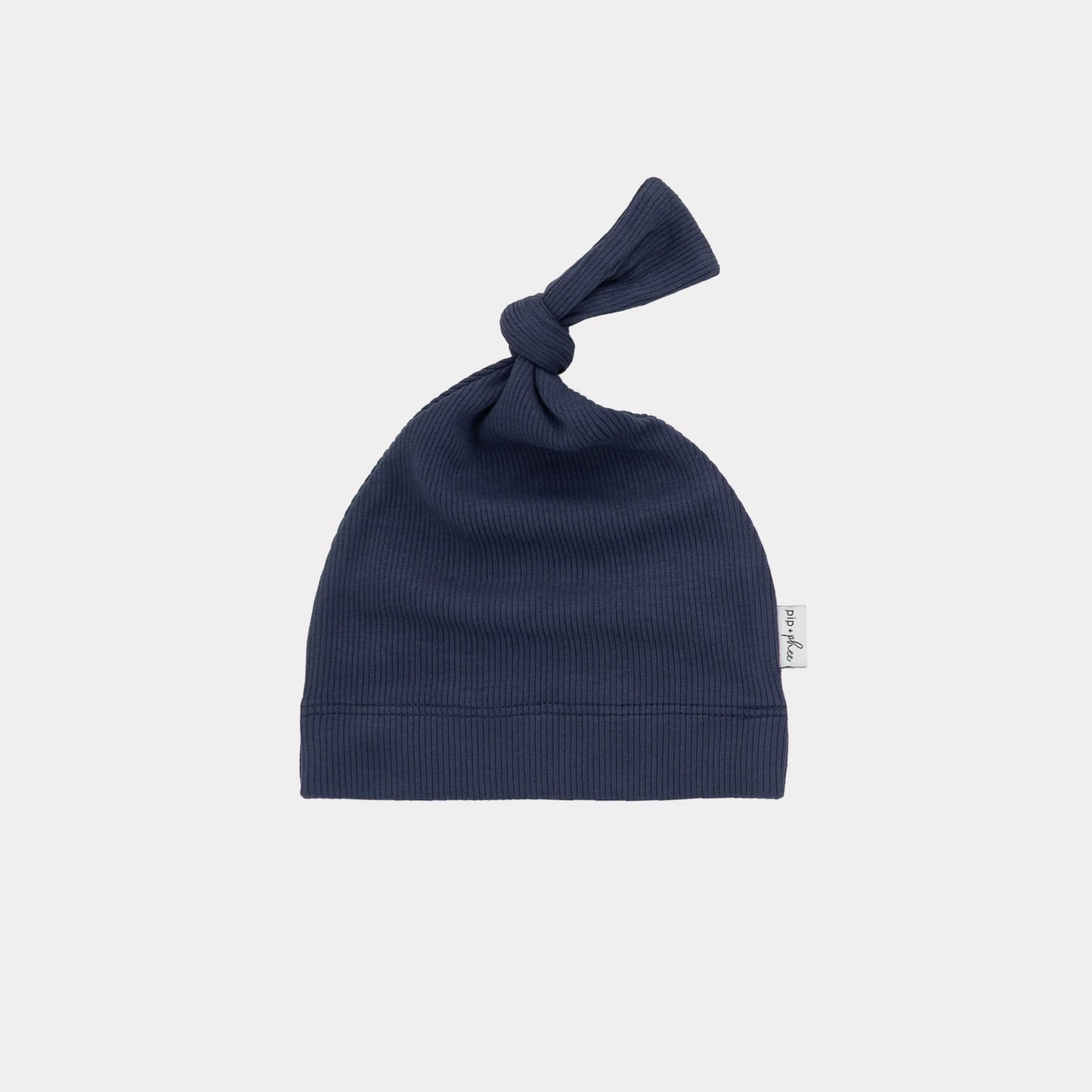 Bamboo Ribbed Knot Hat | Nightfall