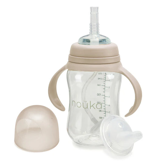Transitional Sippy/Weighted Straw Cup | Soft Sand