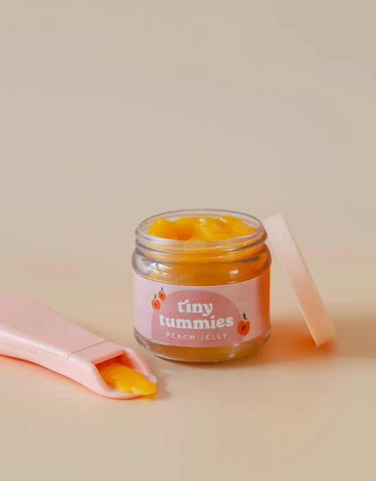 Food Jar and Spoon Set | Peach Jelly