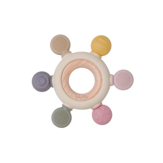 Teether Ring | Dusty Pink Tones