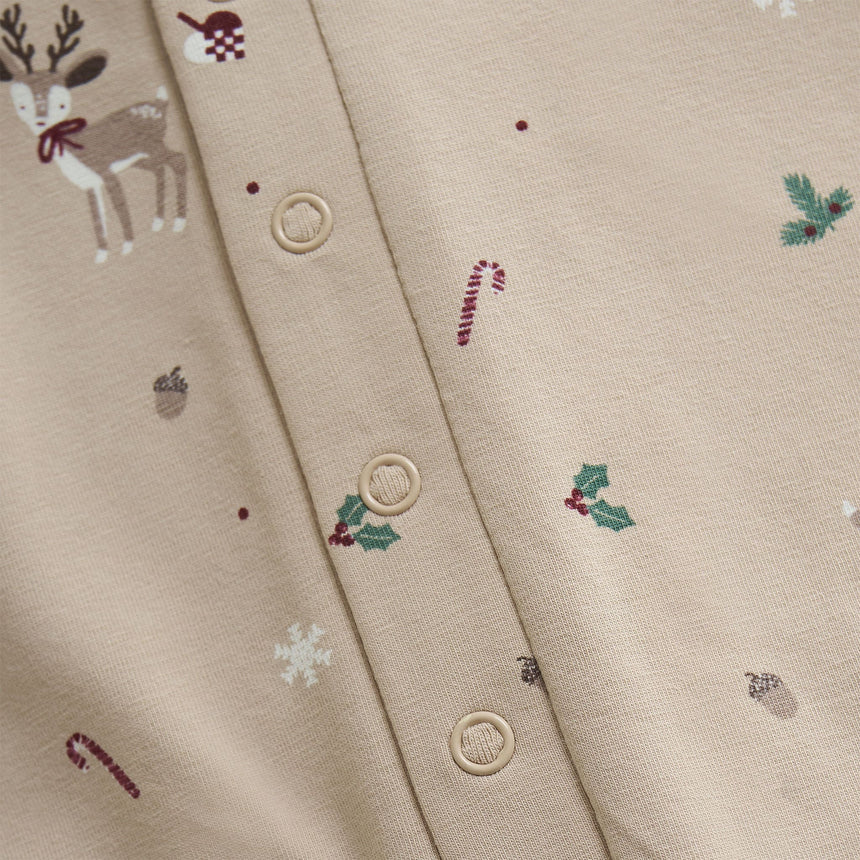 Reindeer Print Romper