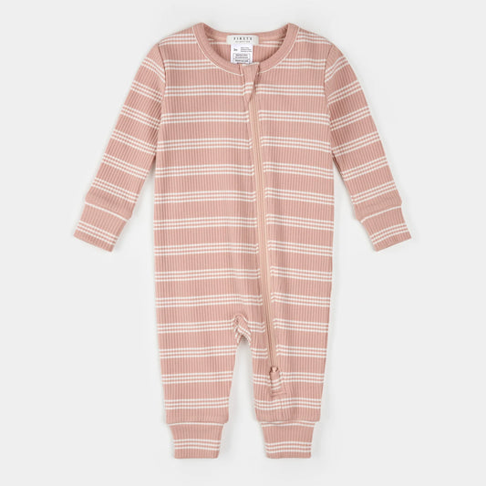 Rose Striped Modal Rib Sleeper