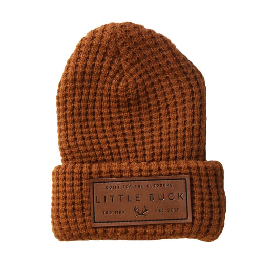 Rust Waffle Cabin Beanie