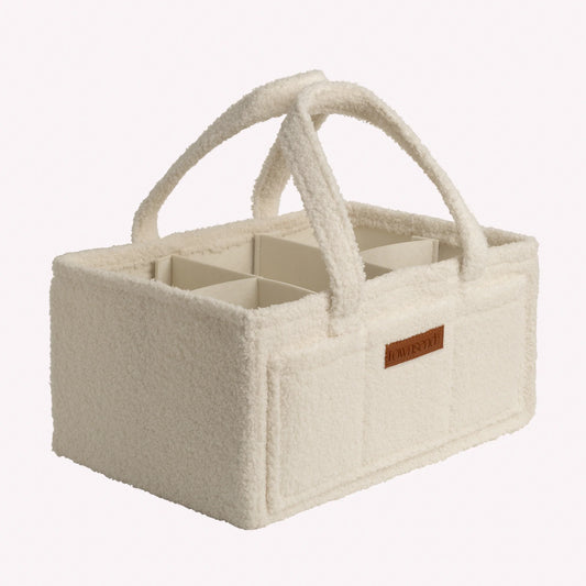 Teddy Diaper Caddy | Teddy White