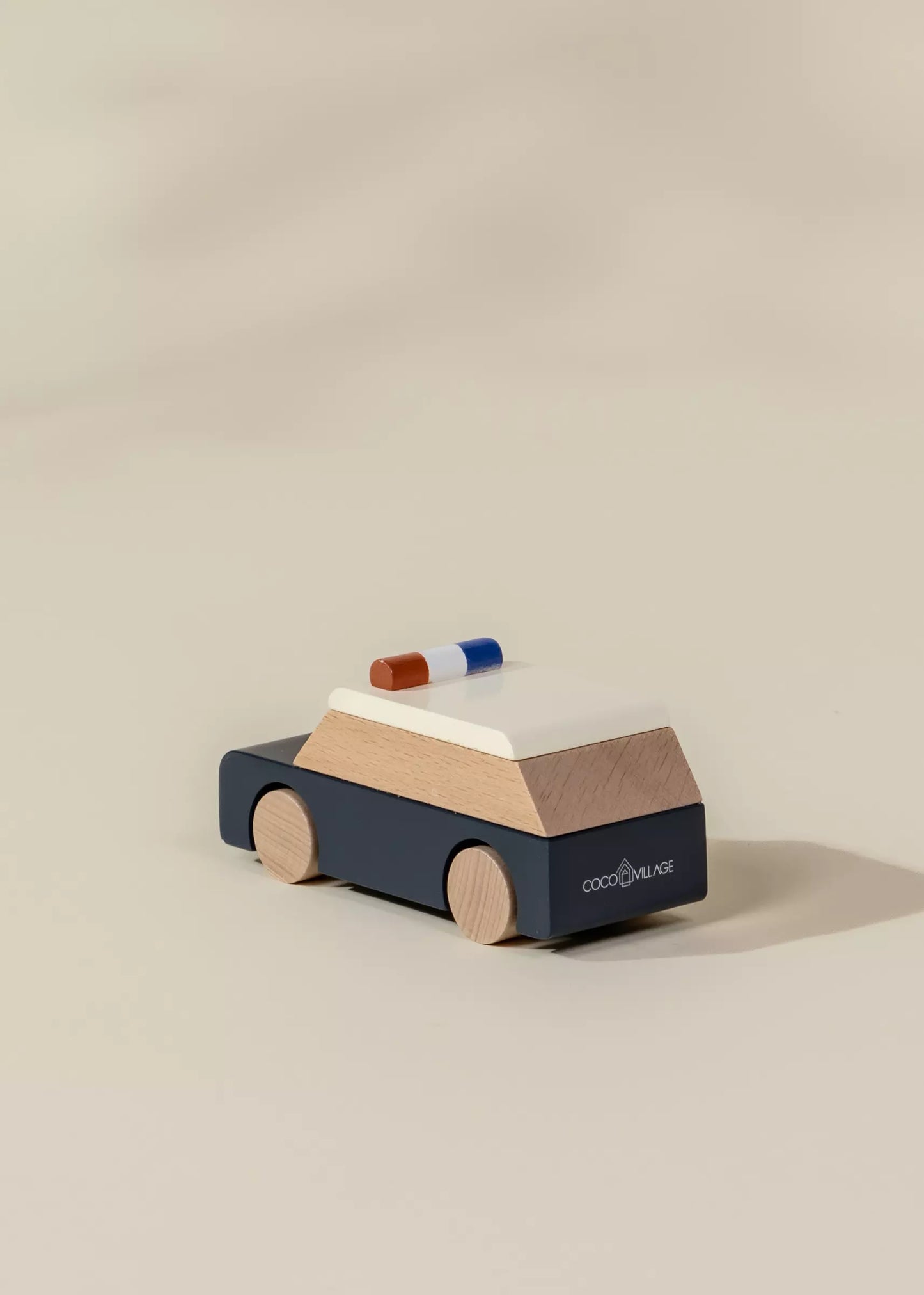 Wooden Vehicle - Police Car