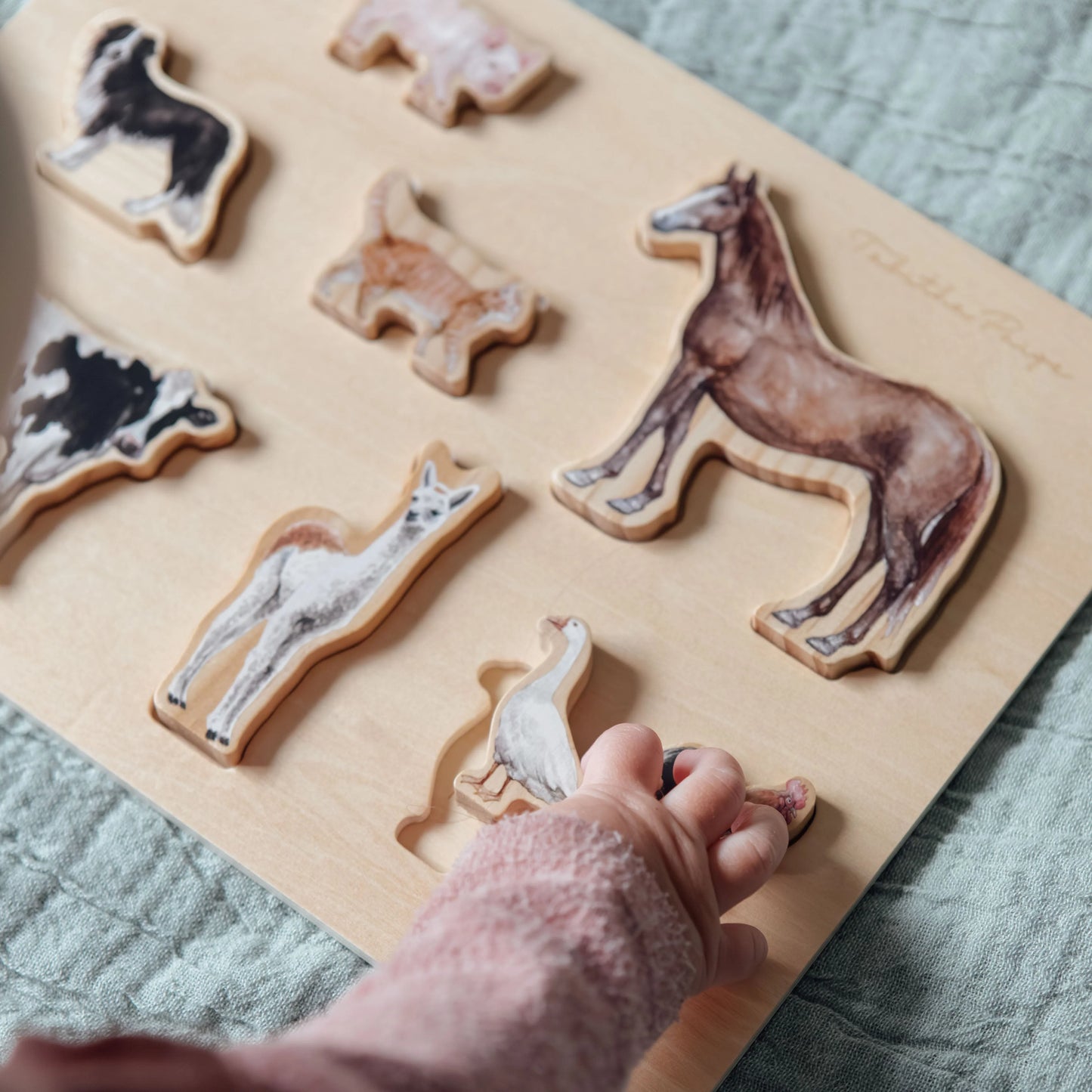 Farm Animals Wooden Puzzle
