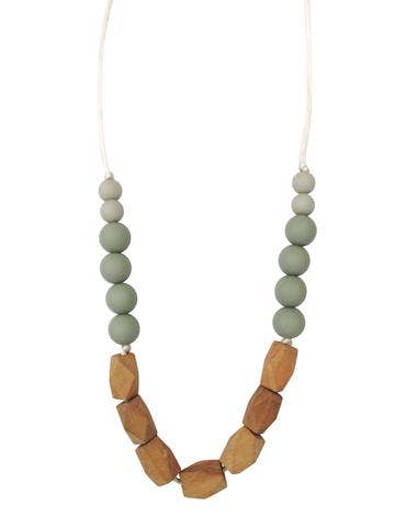 The Harrison Teething Necklace - Succulent