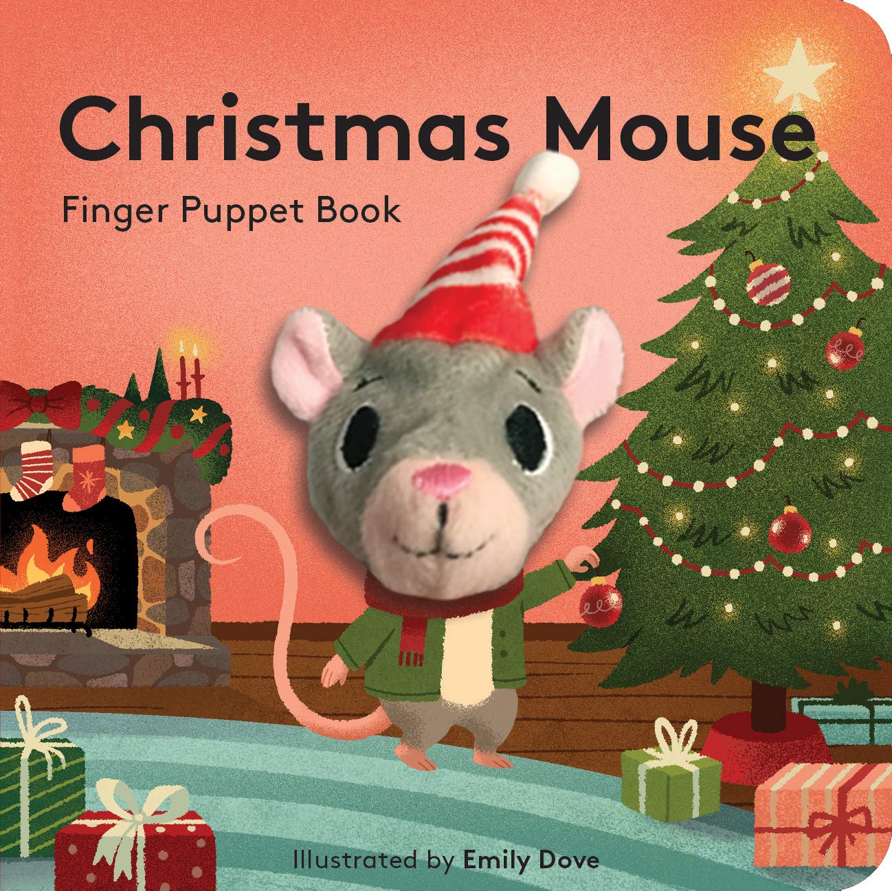 Christmas Mouse Finger Puppet